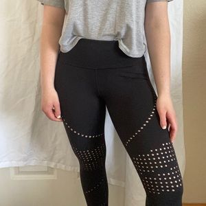 VINA Laser cut cropped leggings